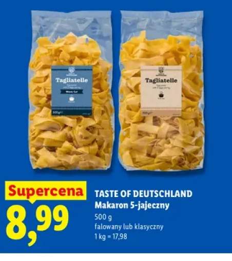 Makaron 5-jajeczny falowany Taste of Deutschland +1 wariant