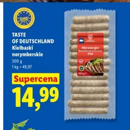 Kiełbaski norymberskie Taste of Deutschland