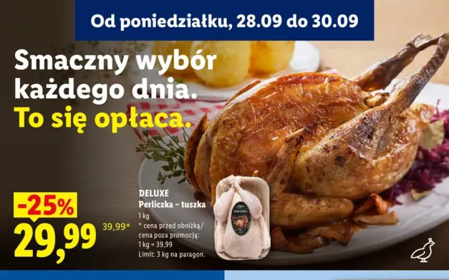 Perliczka - tuszka Deluxe