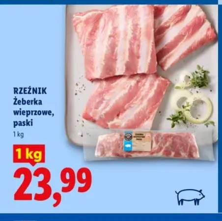 Żeberka wieprzowe paski Rzeźnik