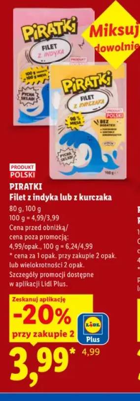 Filet z indyka Piratki +1 wariant