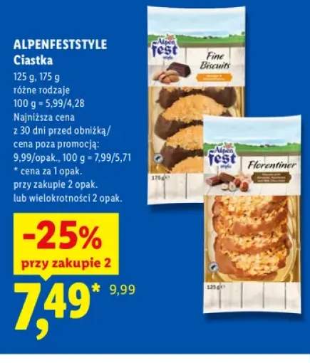 Ciastka Alpenfest Style