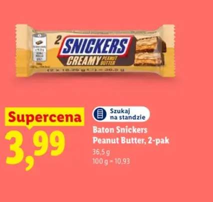 Baton Snickers Peanut Butter 2-pak