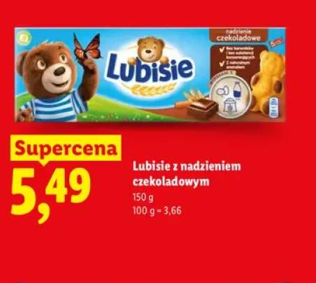 Ciastka Lubisie z nadzieniem czekoladowym