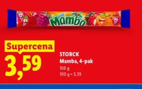 Guma rozpuszczalna Mamba 4-pak