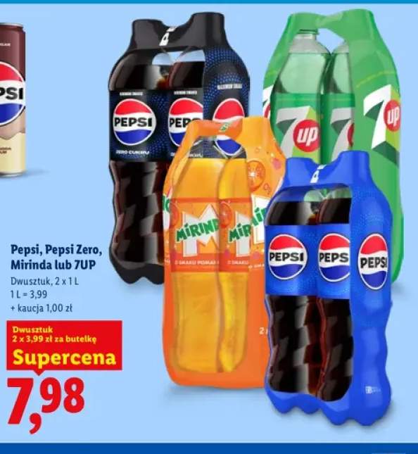 Napój gazowany Pepsi 2-pak +3 warianty