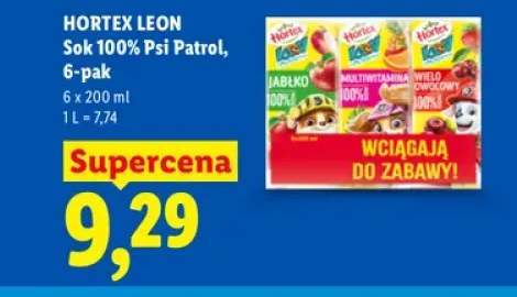 Sok Psi Patrol 6-pak Hortex Leon 100%