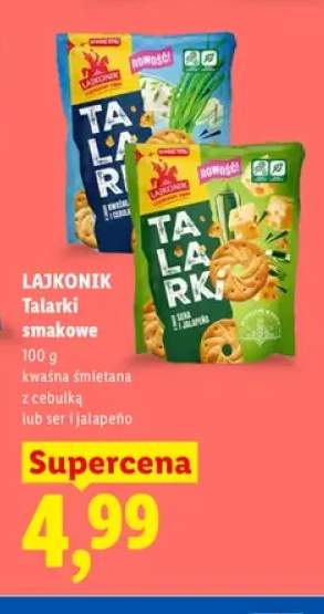 Talarki smakowe kwaśna śmietana z cebulką Lajkonik +1 wariant