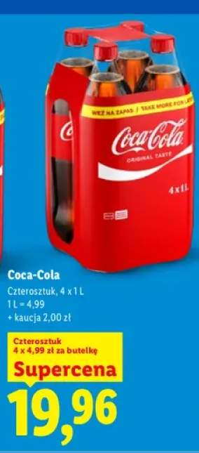 Napój gazowany Coca-Cola 4-pak