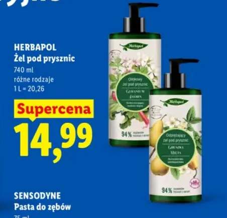 Żel pod prysznic Herbapol