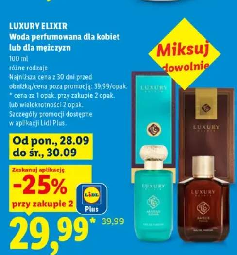Woda perfumowana dla kobiet Luxury Elixir +1 wariant