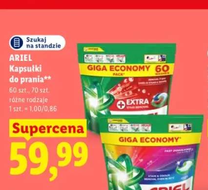 Kapsułki do prania Ariel