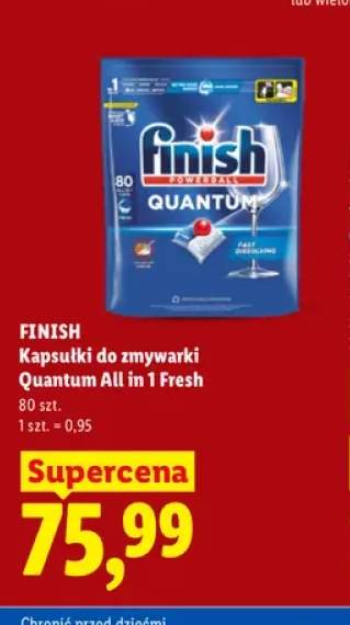 Kapsułki do zmywarki Quantum All in 1 Fresh Finish