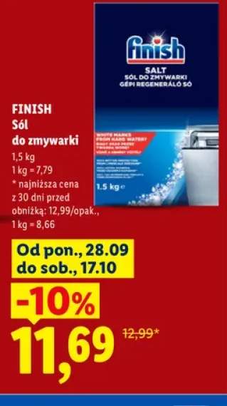 Sól do zmywarki Finish