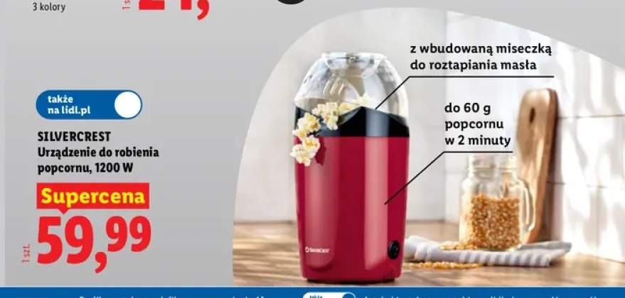 Urządzenie do robienia popcornu Silvercrest