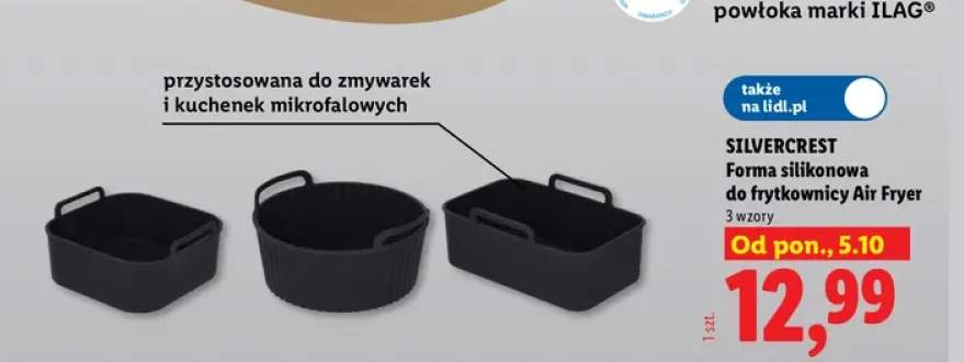 Forma silikonowa do frytkownicy Silvercrest