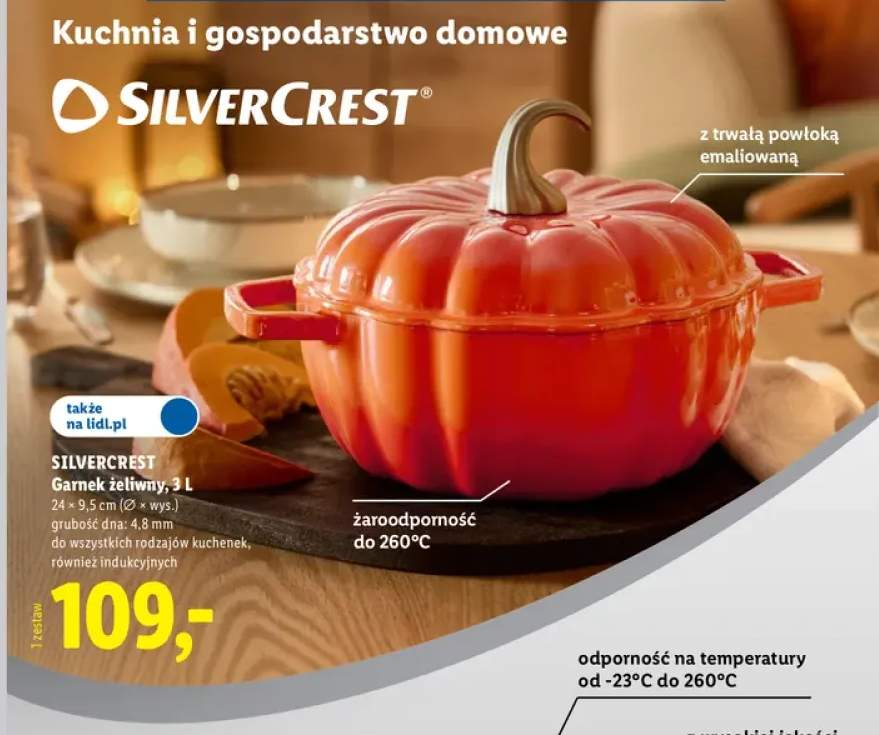 Garnek żeliwny 3 l Silvercrest