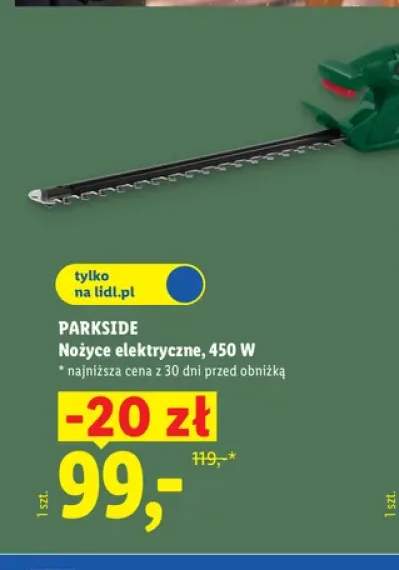 Nożyce elektryczne Parkside