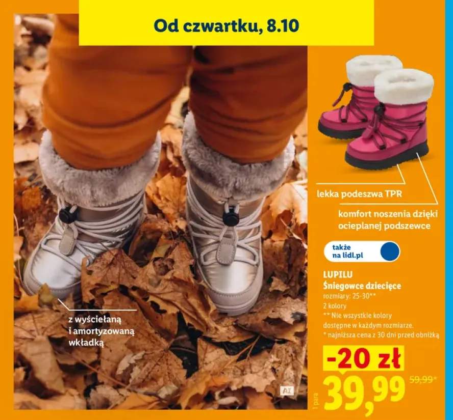 Śniegowce dziecięce Lupilu