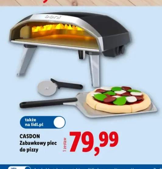 Zabawkowy piec do pizzy Casdon
