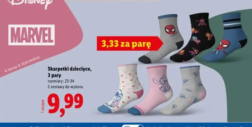 Skarpetki dziecięce 3-pak
