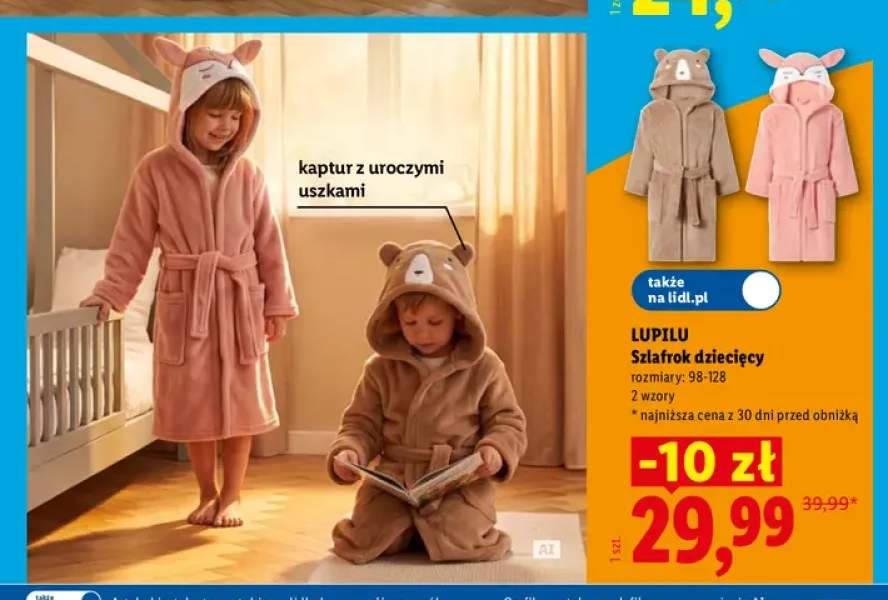 Szlafrok dziecięcy Lupilu