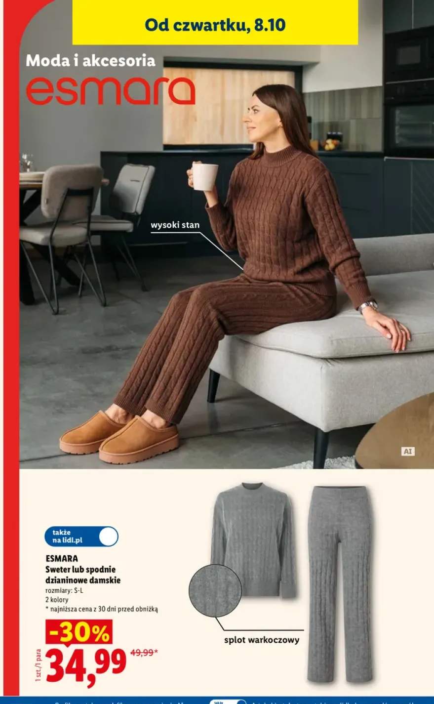 Sweter dzianinowy damski Esmara +1 wariant