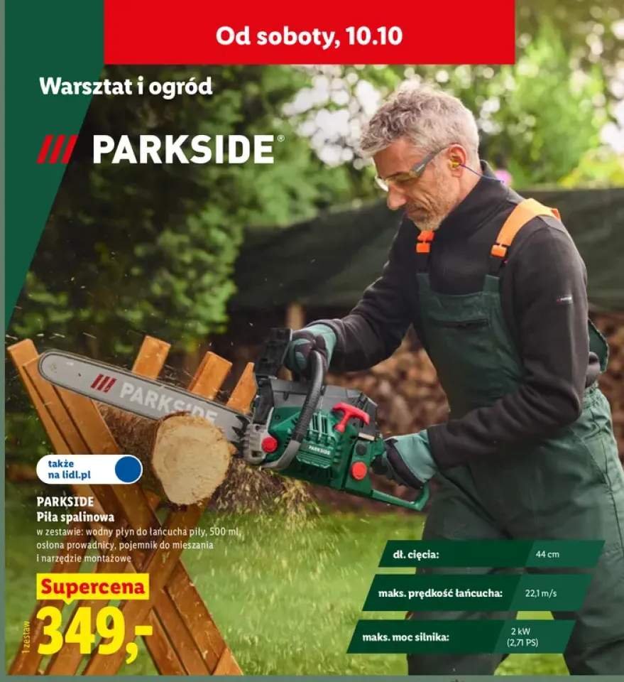 Piła spalinowa Parkside