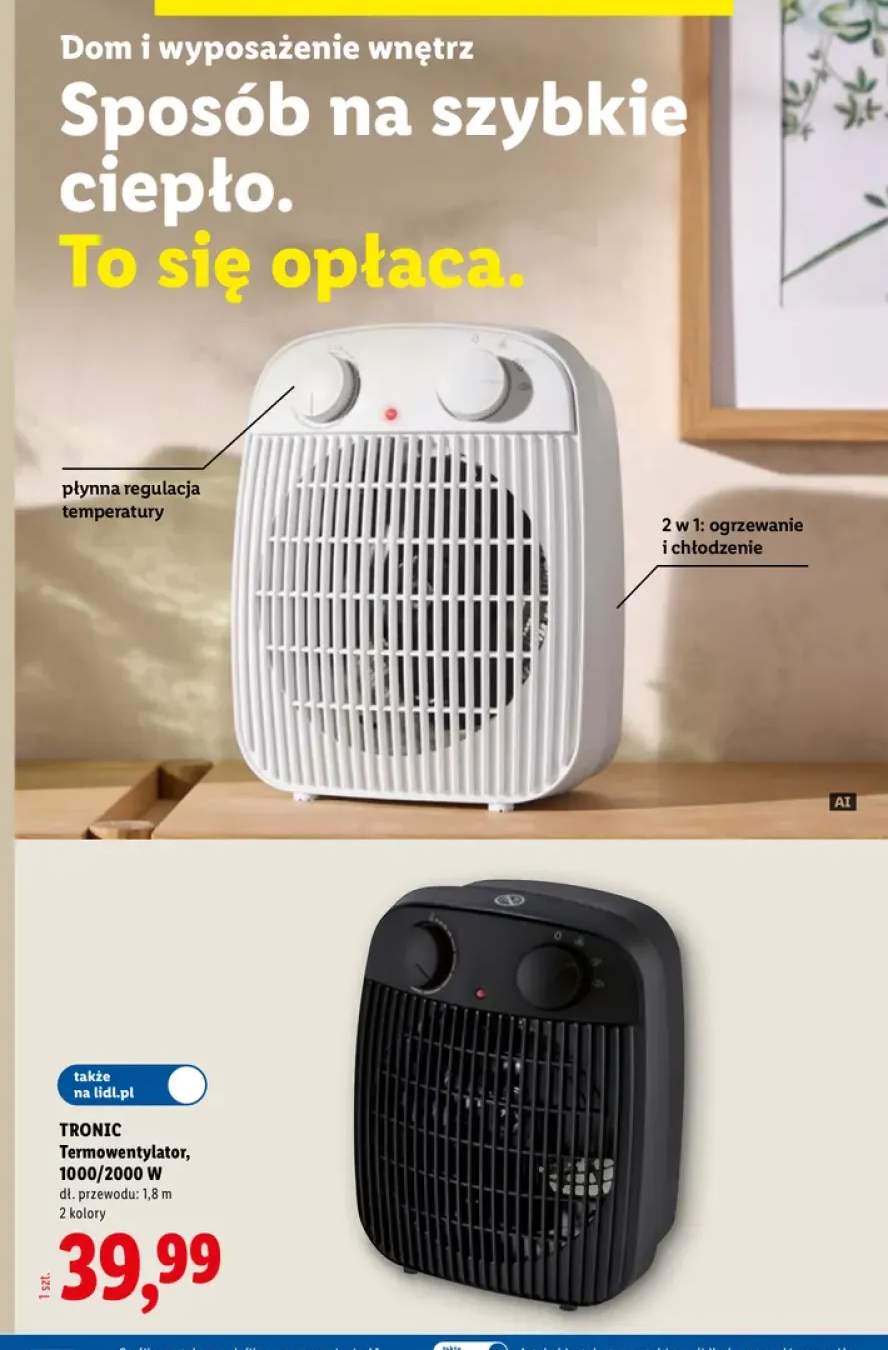 Termowentylator Tronic
