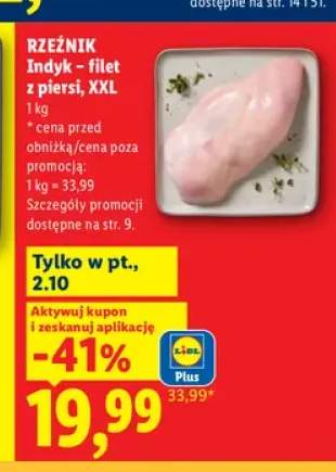 Indyk filet z piersi XXL Rzeźnik