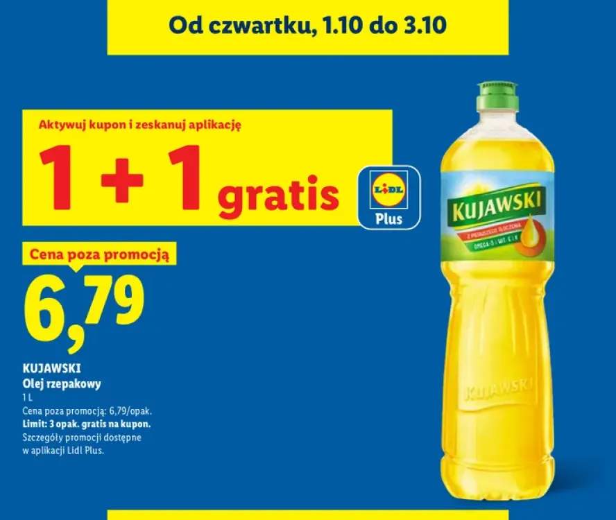 Olej rzepakowy Kujawski