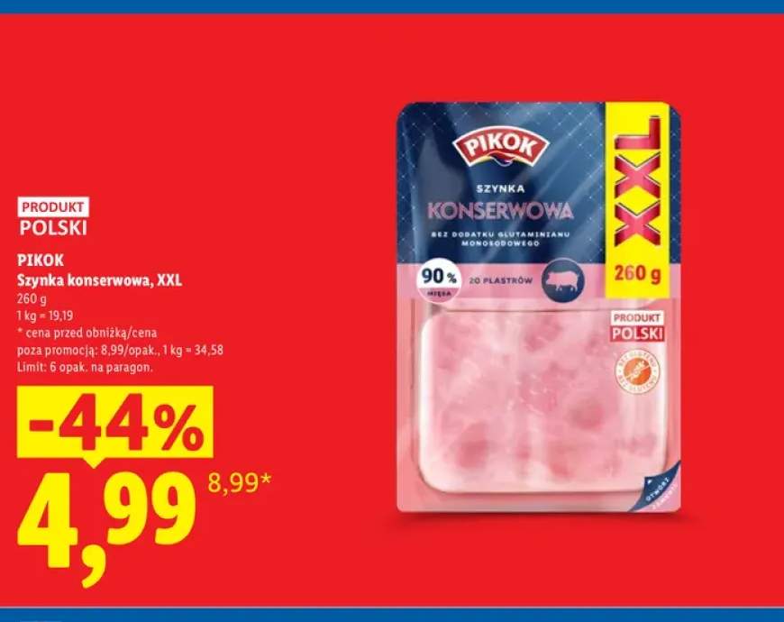 Szynka konserwowa XXL Pikok