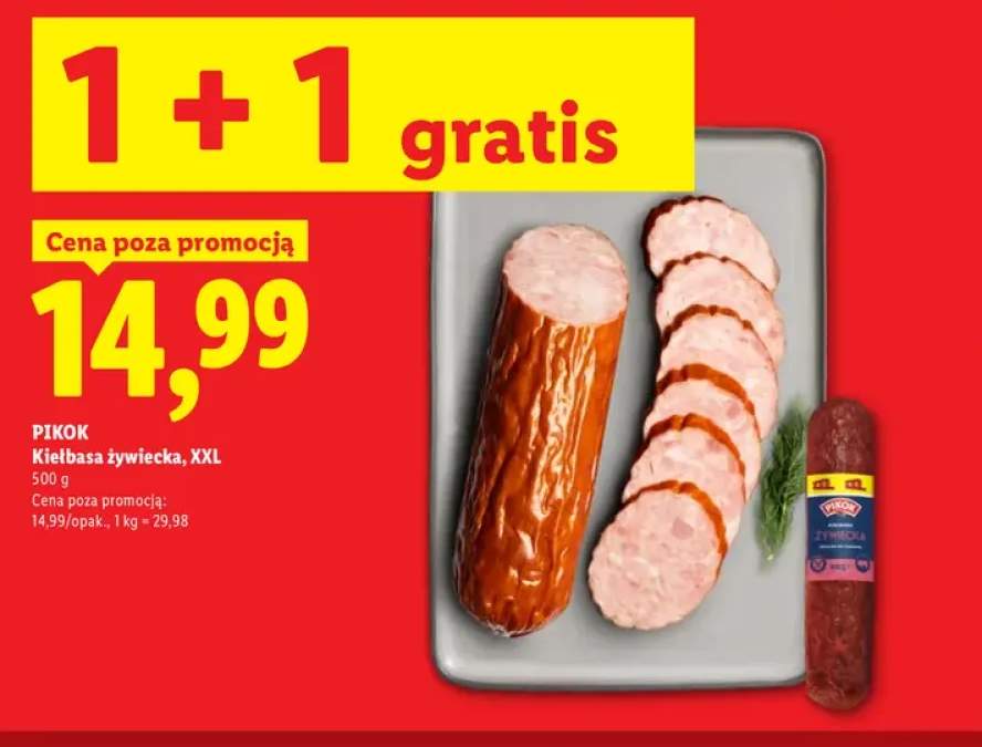 Kiełbasa żywiecka XXL Pikok