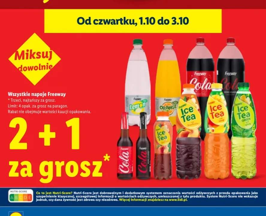 Napoje Freeway +7 wariantów