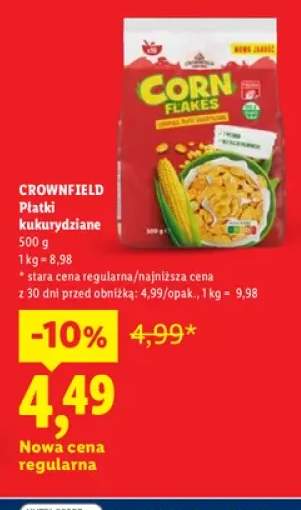 Płatki kukurydziane Crownfield