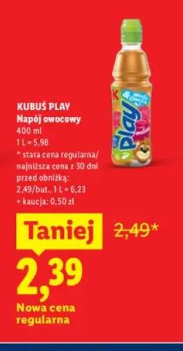 Napój owocowy Kubuś Play