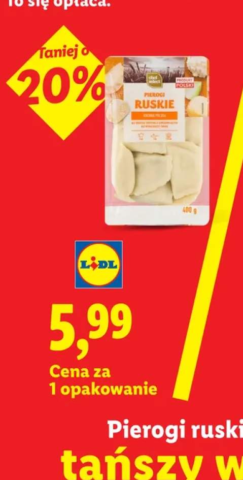 Pierogi ruskie Chef Select