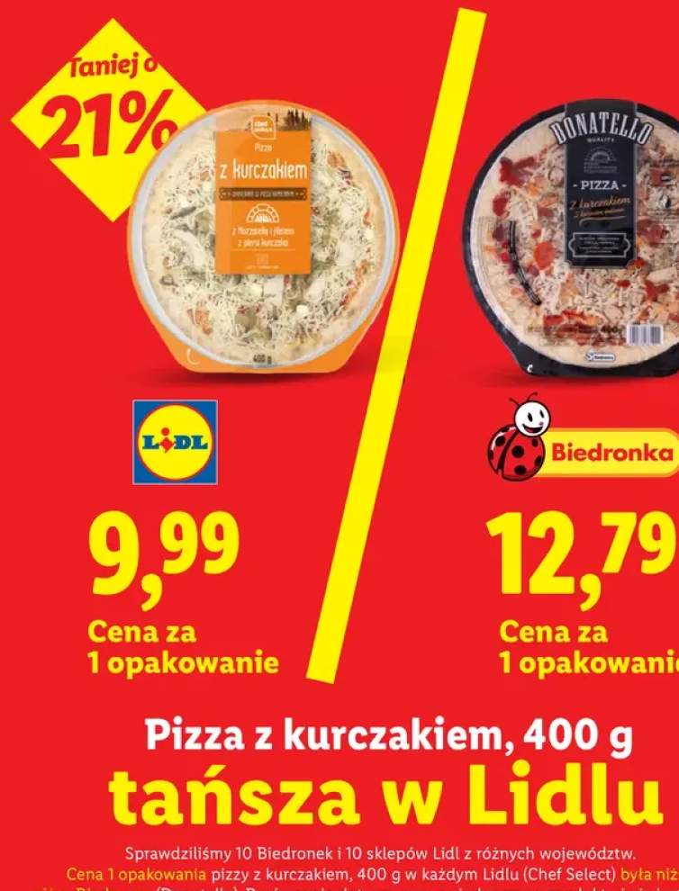 Pizza z kurczakiem Chef Select