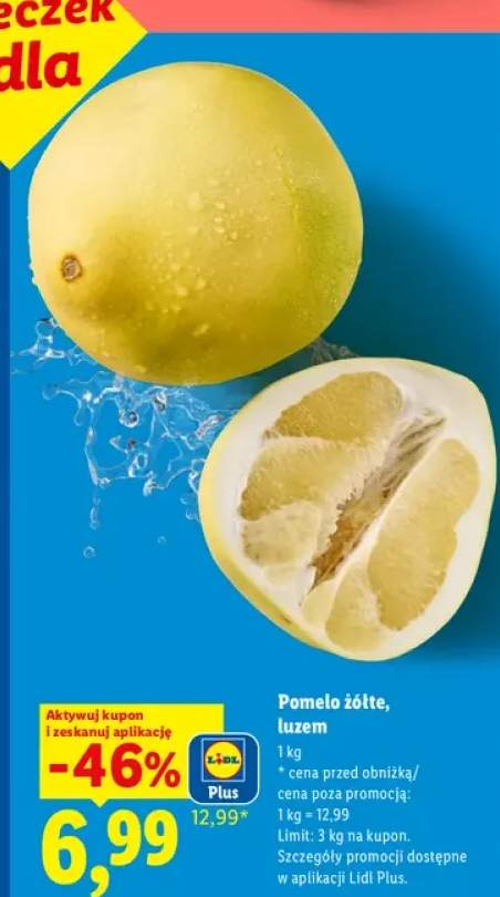 Pomelo żółte luzem
