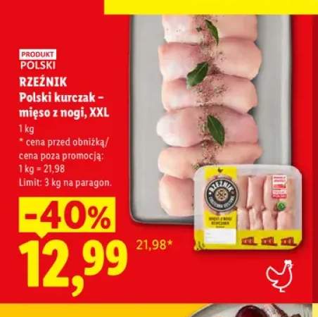 Polski kurczak mięso z nogi XXL Rzeźnik