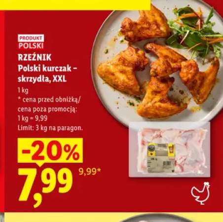 Polski kurczak skrzydła XXL Rzeźnik