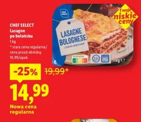 Lasagne po bolońsku Chef Select