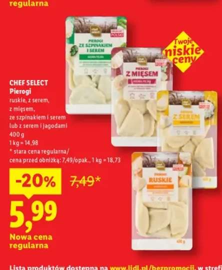 Pierogi ruskie Chef Select +4 warianty