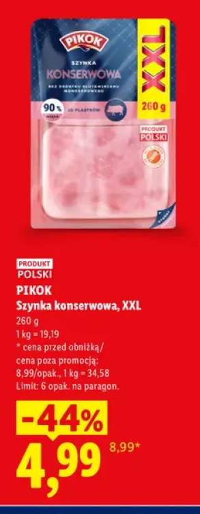 Szynka konserwowa XXL Pikok