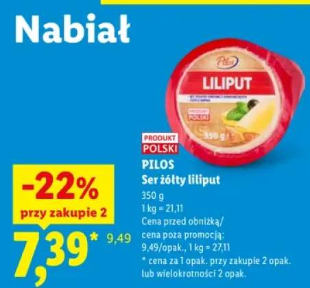 Ser żółty liliput Pilos