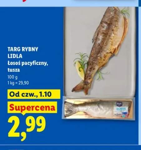 Łosoś pacyficzny tusza Targ Rybny Lidla