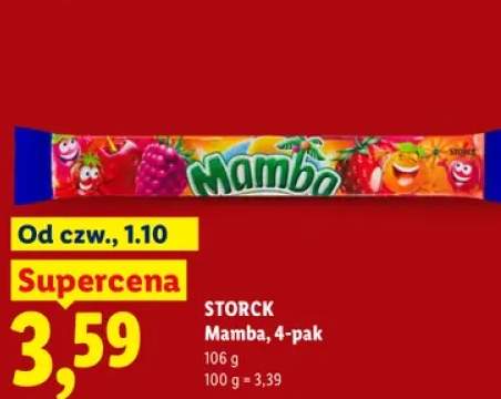 Guma rozpuszczalna Mamba 4-pak