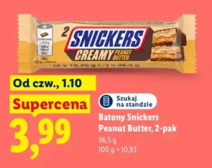 Batony Snickers Peanut Butter 2-pak