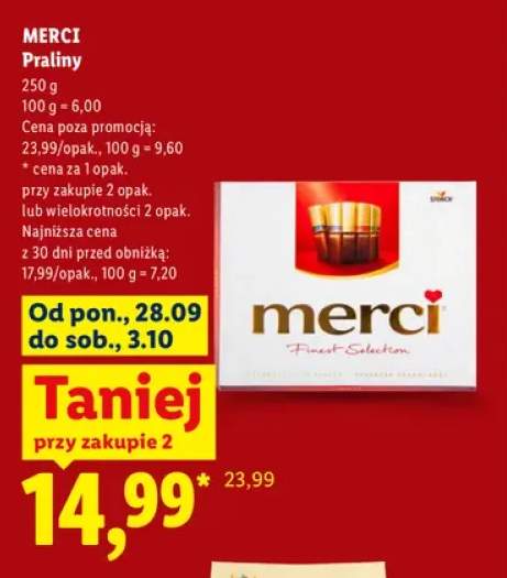 Praliny Merci