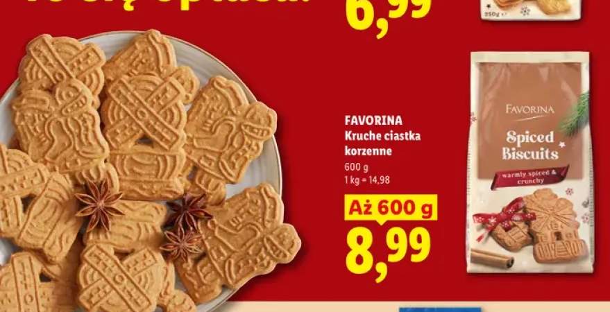 Kruche ciastka korzenne Favorina